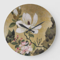 Magnolia Flower och Butterfly Ming Dynasty