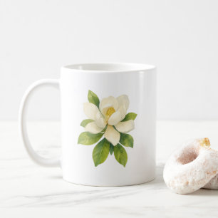 Magnolia Flower Painting Kaffemugg