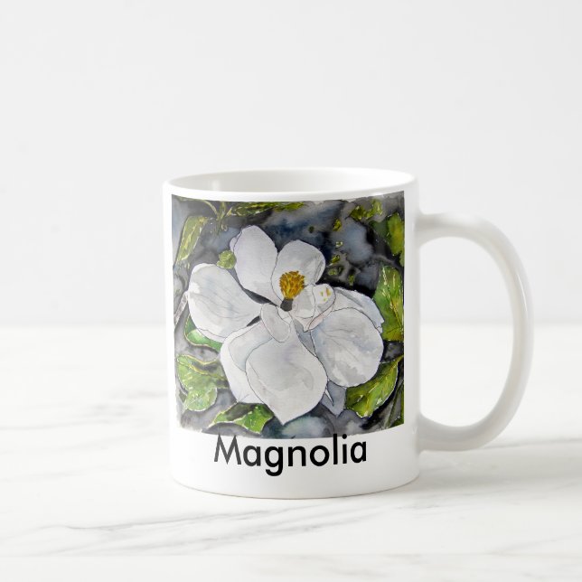 magnolia_flower_painting Magnolia Kaffemugg (Höger)