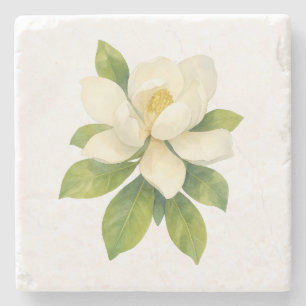 Magnolia Flower Painting Stenunderlägg
