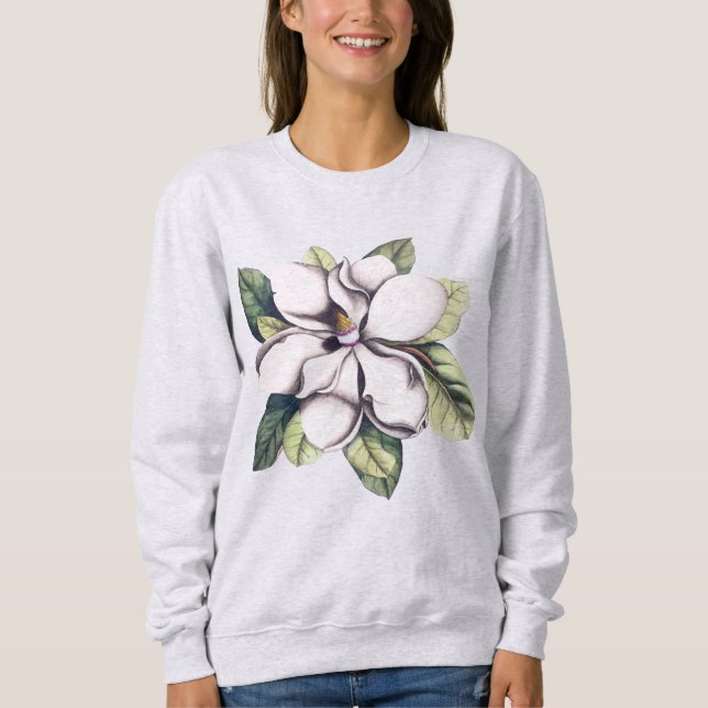 Magnolia Flower T Shirt (Framsida)