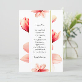 Magnolia Flower Tack-kort Inbjudningar