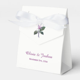 Magnolia Flower Wedding Favor Boxes Presentaskar