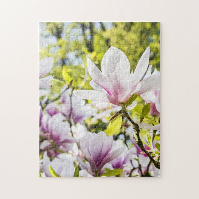 Magnolia Flowers i Vår Pussel (Vertikal)