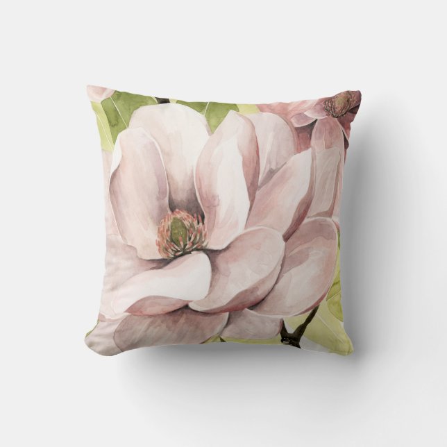  Magnolia Flowers Kudde (Framsida)