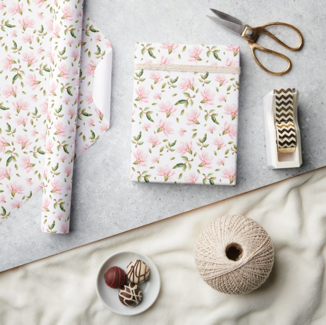 Magnolia Förfining: En Romantisk Dröm Presentpapper (Hantverk)
