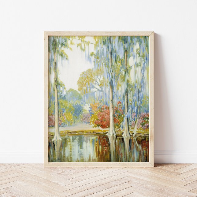 Magnolia Gardens | Alfred Hutty Poster (Skapare uppladdad)