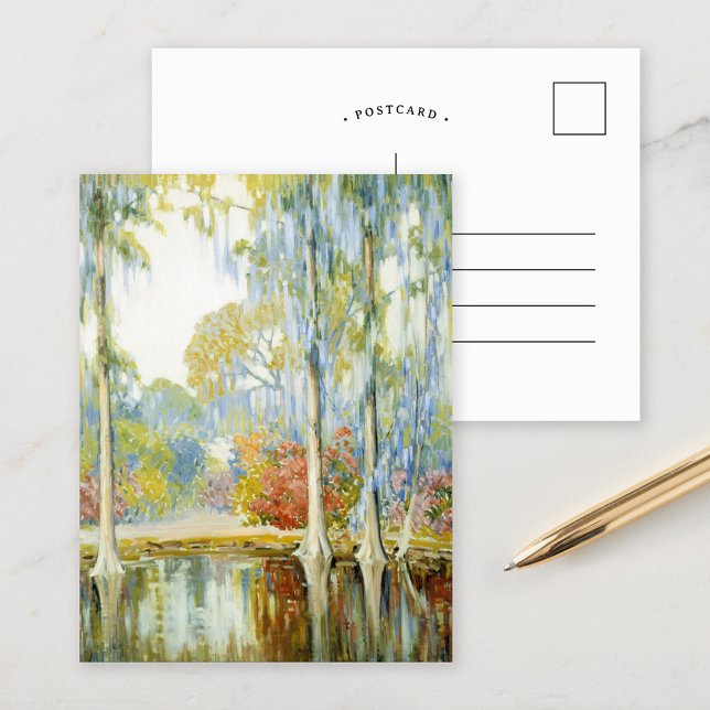 Magnolia Gardens | Alfred Hutty Vykort (Skapare uppladdad)