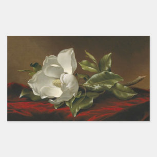 Magnolia Grandiflora av Martin J. Heade Rektangulärt Klistermärke