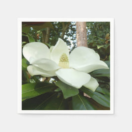 Magnolia Grandiflora Papper Napkins Pappersservett