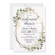 Magnolia guld geometric ram rehearsal Middag