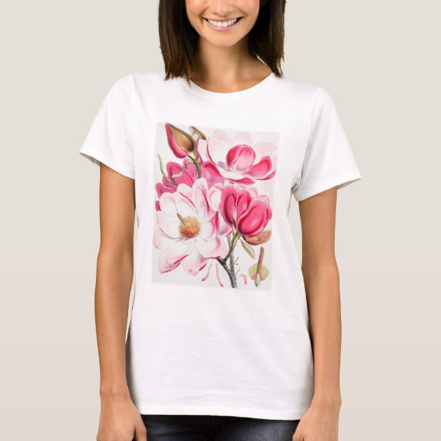 Magnolia i Campbell T Shirt (Framsida)