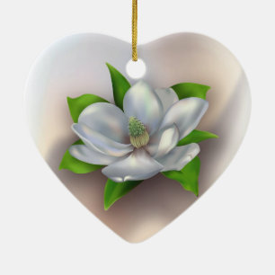 Magnolia Julgransprydnad Keramik