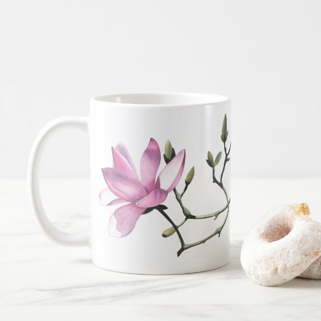 Magnolia Kaffemugg (Med munk)