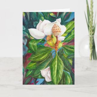 "Magnolia Löv." Mottagningskort Kort