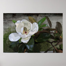 Magnolia Magic Poster -36x24 - andra storlekar ock
