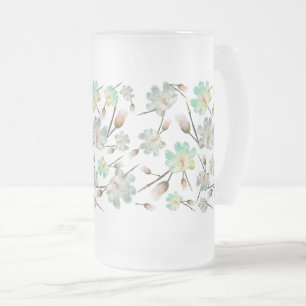Magnolia Mönster Frosted Beer Mugg