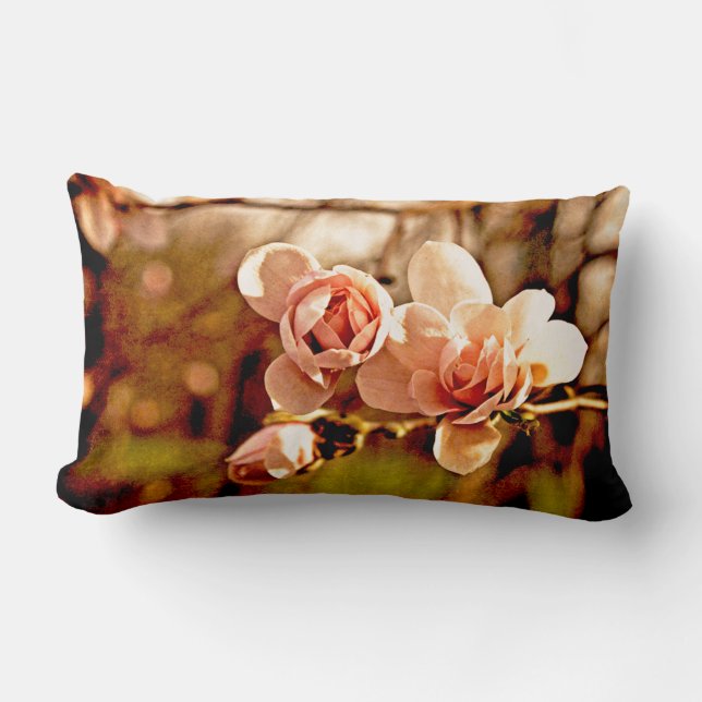 Magnolia Mood i Rosa Lumbarkudde (Framsida)