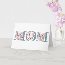 Magnolia Mors dag-hälsningskort Kort