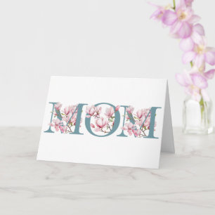 Magnolia Mors dag-hälsningskort Kort