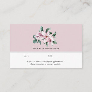 Magnolia och Eucalyptus   ROSA   MÖTE Visitkort