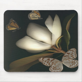 magnolia- och fjärilsmousepad 1 musmatta