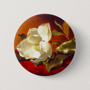 Magnolia on Red Velvet Martin Johnson Heade Knapp