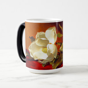 Magnolia on Red Velvet Martin Johnson Heade Magisk Mugg