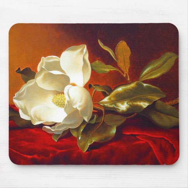 Magnolia on Red Velvet Martin Johnson Heade Musmatta (Framsidan)