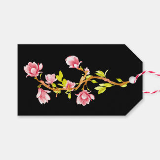 Magnolia presentkort presentetikett