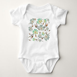 Magnolia Print Infant Night Gown T Shirt