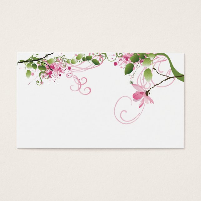 Magnolia-profilkort Visitkort (Framsidan)