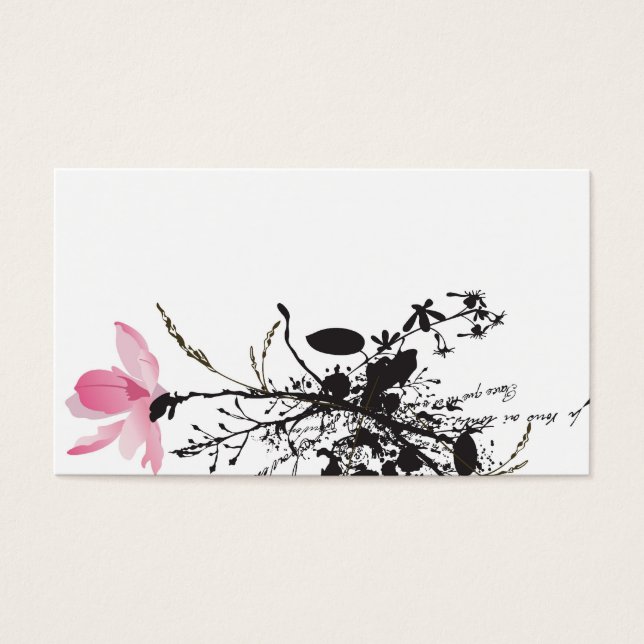 Magnolia-profilkort Visitkort (Framsidan)