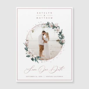 Magnolia & Ro Guld Circle Photo Save Date