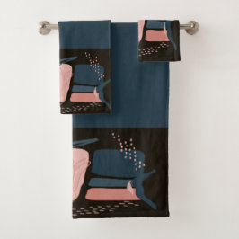 Magnolia Rosa Bloom Minimal Abstrakt