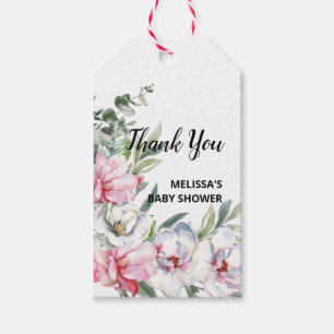 Magnolia  Rosa White Tack Presentetikett