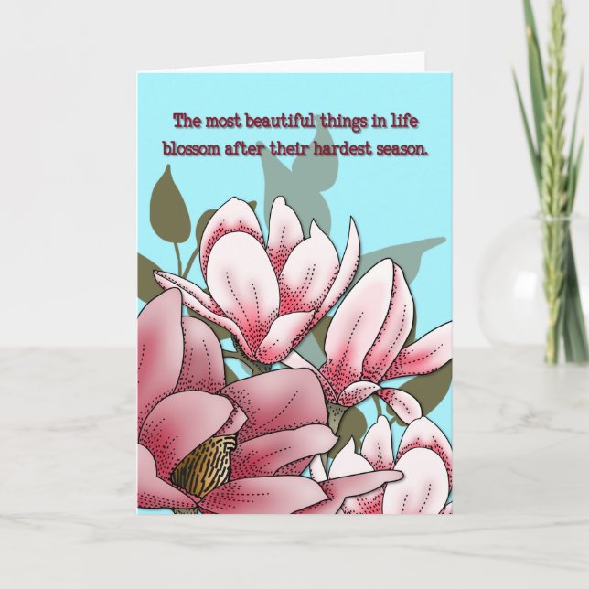 Magnolia Sak kommer att bli bättre Kort (Framsida)