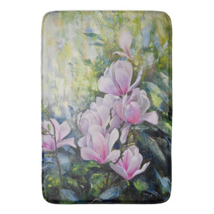Magnolia Serenity - Blommigt Art av Lukian Badrumsmatta