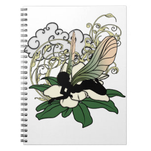Magnolia Shadow Fairy Anteckningsbok