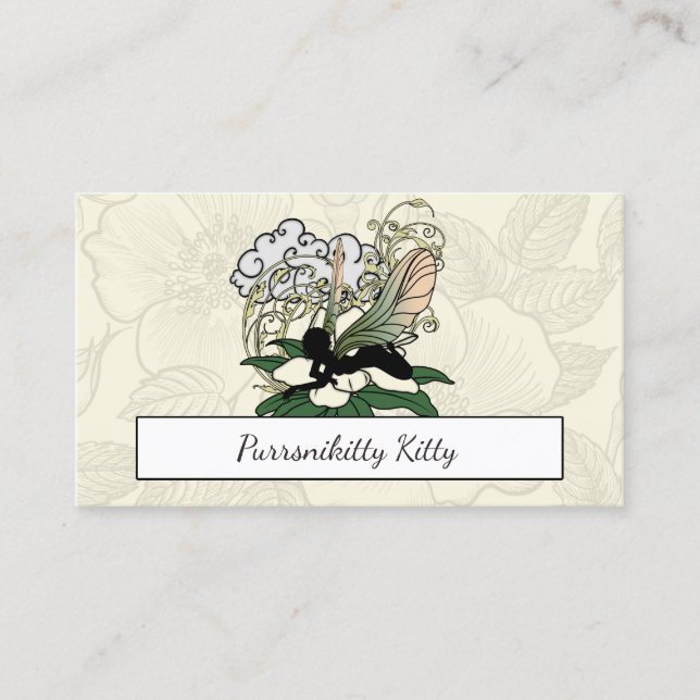Magnolia Shadow Fairy Visitkort (Framsida)