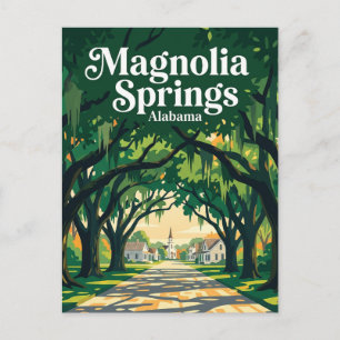 Magnolia Springs USA Vykort