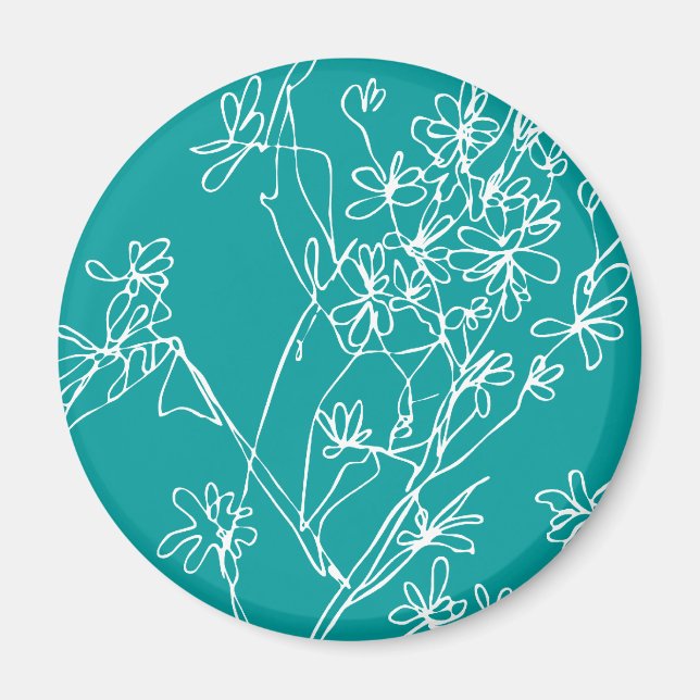 Magnolia Stellata Magnet (Framsidan)