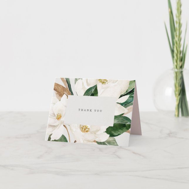Magnolia Tacksamhetskort Tack Kort (Framsida)