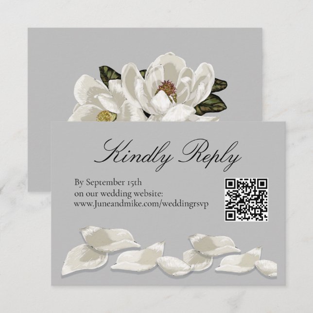 Magnolia-tema Tilläggskort (Fram/baksida)