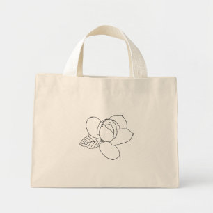 Magnolia Tiny Tote Mini Tygkasse