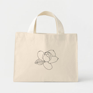 Magnolia Tiny Tote Mini Tygkasse
