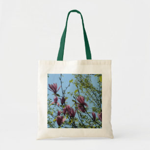 magnolia träd tygkasse