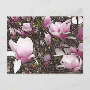 Magnolia Träd vykort