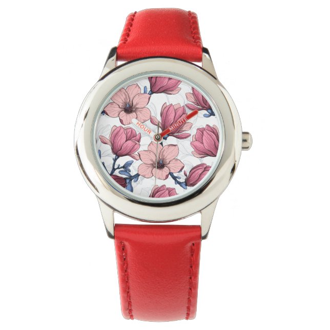 Magnolia-trädgård 2 armbandsur (Framsida)