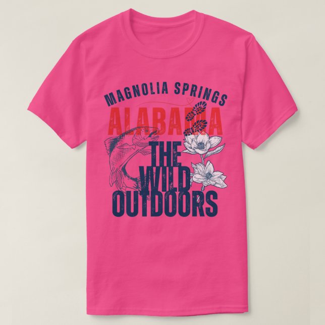 Magnolia Vår Alabama Vilden Outrs TShirt T Shirt (Design framsida)